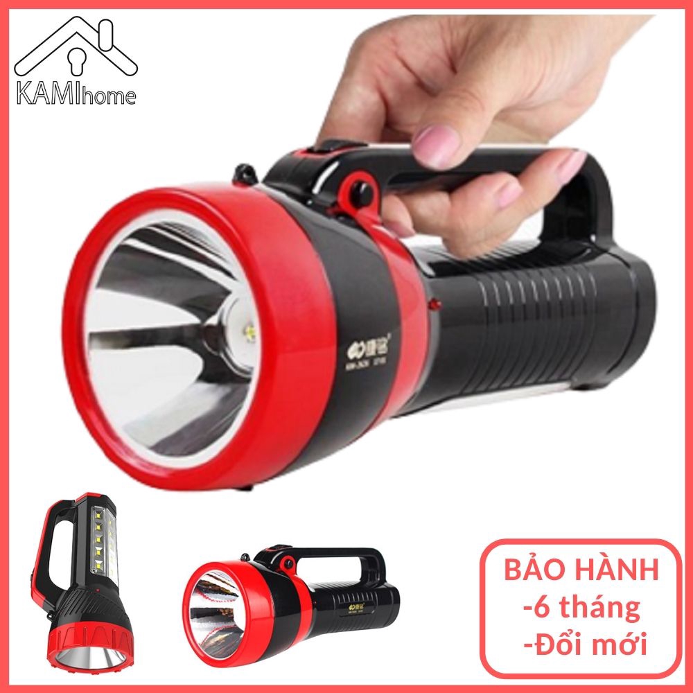 Đèn pin siêu sáng sạc tích điện cỡ lớn cầm tay và để bàn (Chọn mẫu) mã KM2626