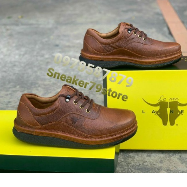 Giày Da Bò Lanew Nâu Cafe Nam   Hình Ảnh Sản Phẩm Độc Quyền Tại Sneaker79store
