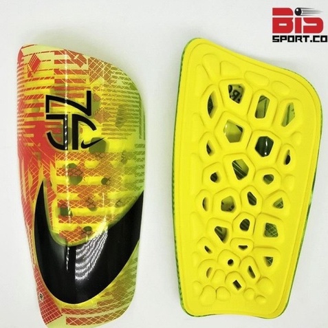 Bọc Ống Đồng Cầu Thủ Bảo Vệ Ống Khuyển Cao Cấp - Nike Mercurial Lite - Mút Đệm Mềm - Đỏ Xanh Biển