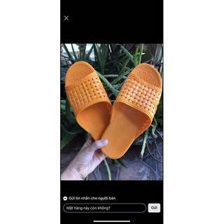 Combo dép tổ ong màu vàng Việt Thắng