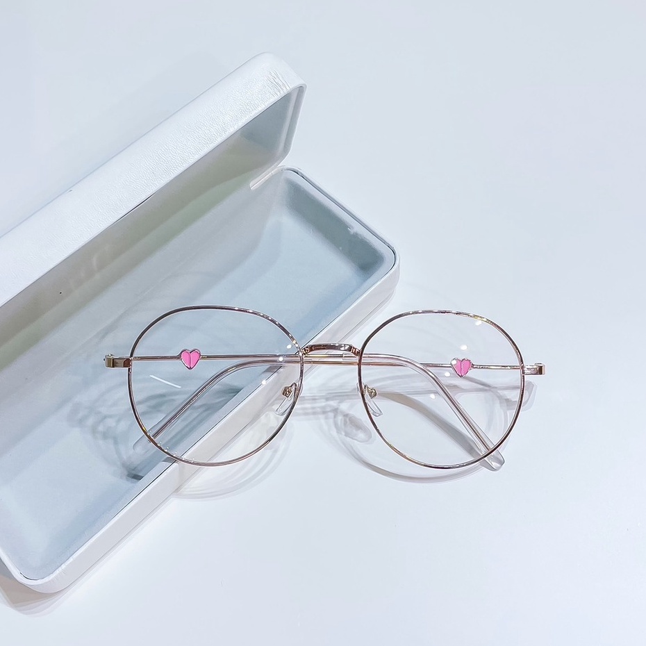 Kính Form tròn Nam Nữ 554 Chất liệu hợp kim hàn quốc kiểu dáng hot trend