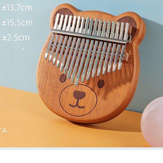 Đàn kalimba 17 phím gấu Missha MS-17 Tặng túi chống sốc