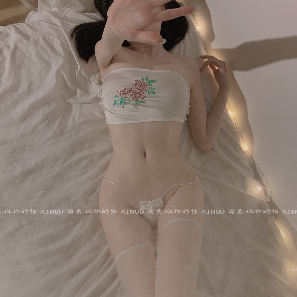 Cosplay Cổ Trang Trung Quốc- Quây Thêu Hoa - Nội Y Quyến Rũ -CICI BONITA • CL03
