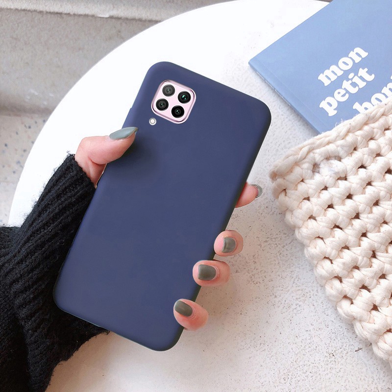 Ốp điện thoại TPU dẻo in màu kẹo trơn cho Huawei Nova 7i Nova 5T Nova 6 Nova 4 Nova 3 3i Nova7i Nova5T Nova4