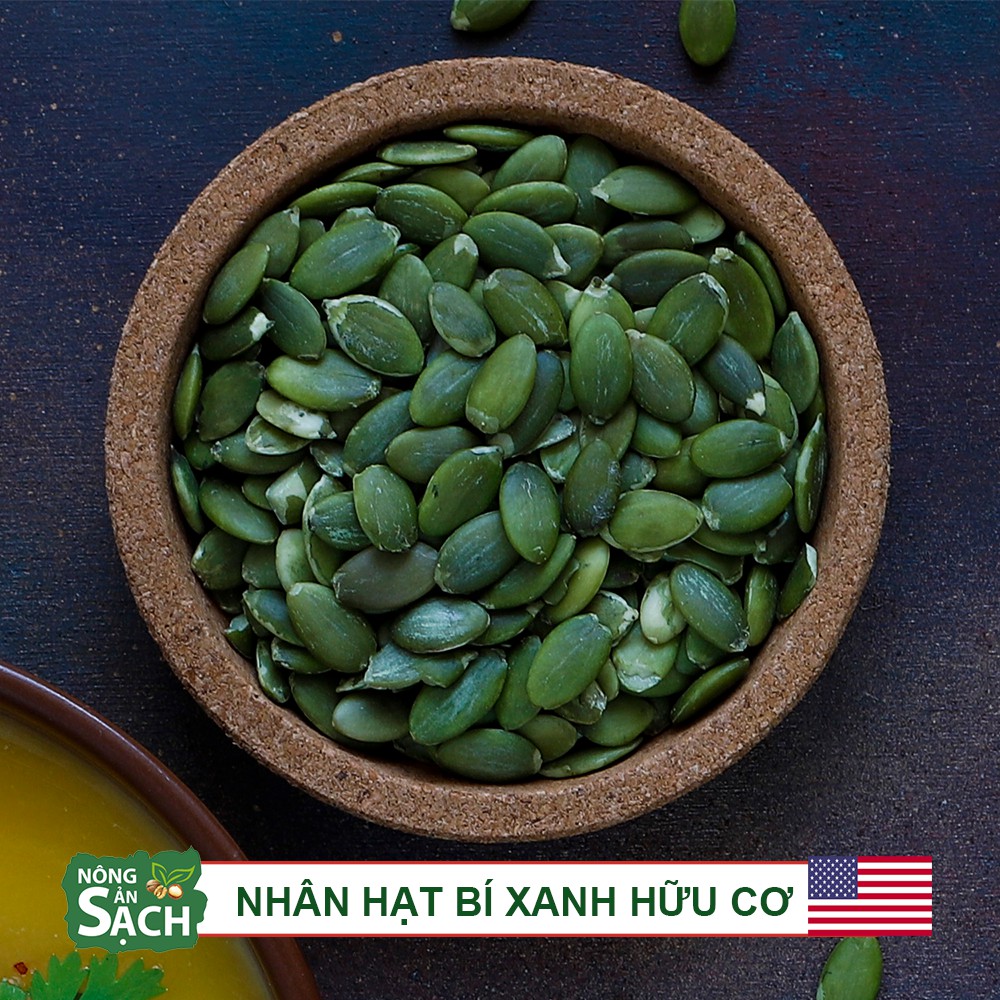 [Mã GROXUAN1 giảm 8% đơn 150K] 500g Nhân Bí Xanh Hữu Cơ Thượng Hạng Mỹ