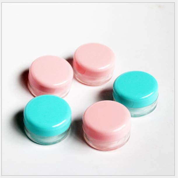 Hũ tròn chiết son / kem dưỡng - chai chiết mỹ phẩm