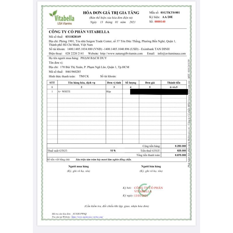 Viên Uống Trắng Da WHITE Collection A+ Nutrition | Thế Giới Skin Care