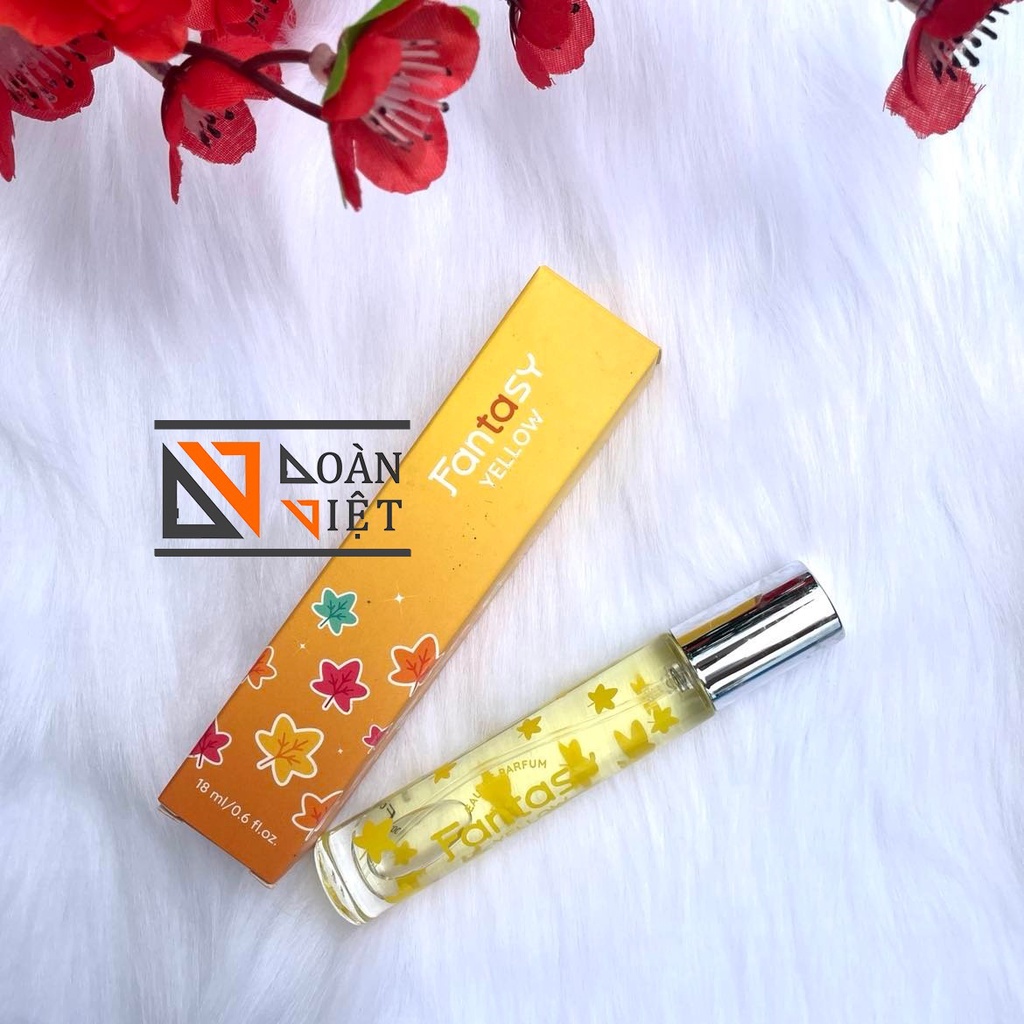 NƯỚC HOA, DẦU THƠM NỮ Fantasy 8ml. Chính hãng Mỹ phẩm Sài Gòn- Ngọt ngào , nhẹ nhàng, quyến rũ, giữ mùi lâu (Nhiều mùi)