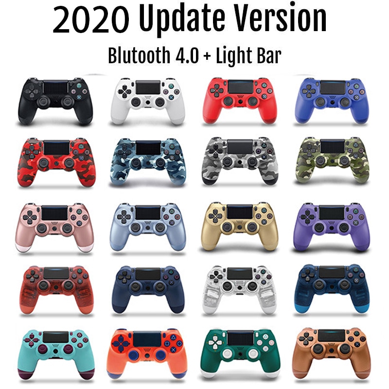 Wireless Wired Bluetooth PS4 Controller Double Shock Joystick PC for Console Controller Gamepad Mando Manette PS 4 on PC