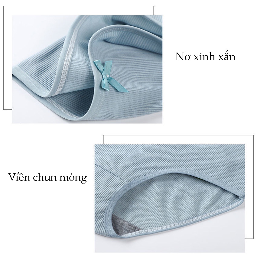 [ComBo 3 ] Quần lót cotton HuNa-quần lót nữ thoáng khí mềm mại-NH02-Na-Hu | BigBuy360 - bigbuy360.vn