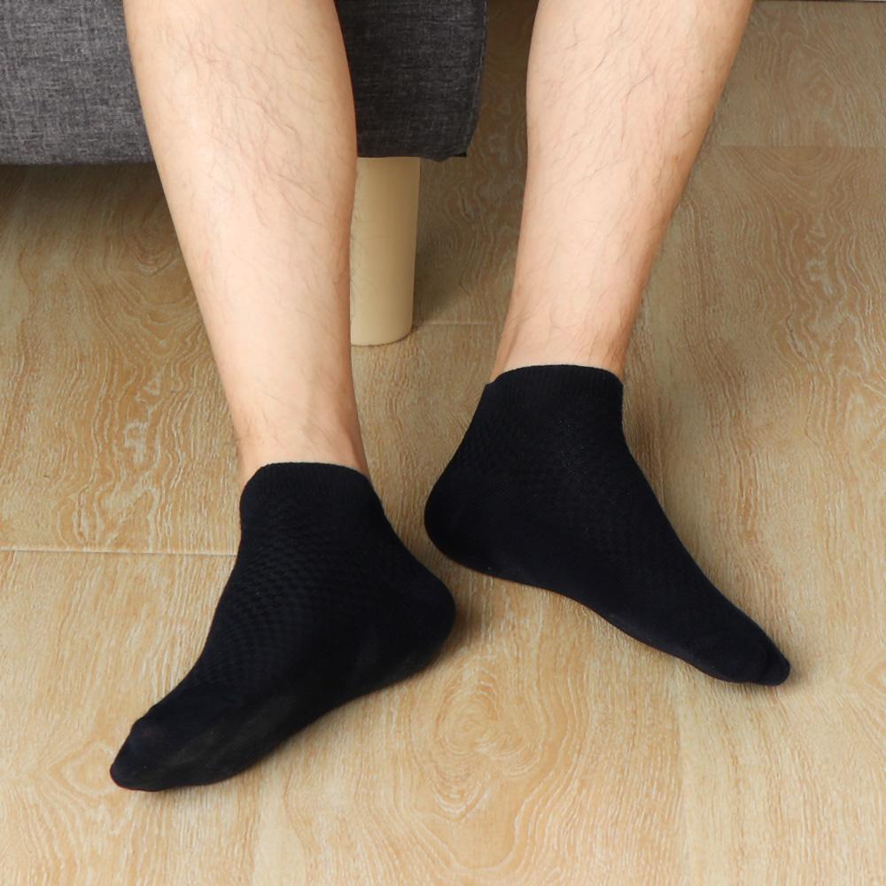 Set 1 / 5 Đôi Vớ Thuyền Sợi Tre Tàng Hình Mát Xa