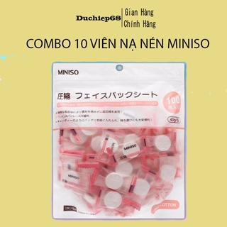 [COMBO 10VIÊN]Mặt Nạ Nén 💕𝑭𝒓𝒆𝒆𝒔𝒉𝒊𝒑💕 Mặt Nạ Giấy Miniso - Mask Giấy Nhật Bản