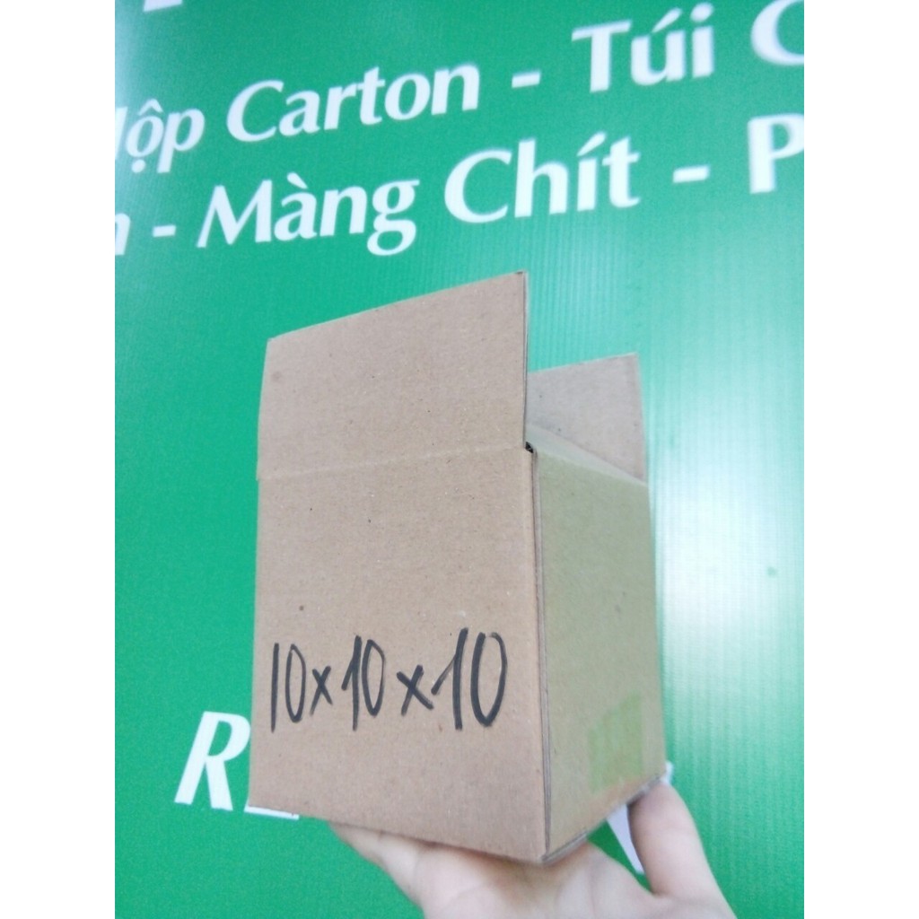 Combo 50 hộp carton 10x10x10