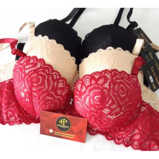 [Eternal Honor_ThaiBra] Áo Ngực Nâng Mút Dày Cài Sau Demi Push-up Back Closure Br