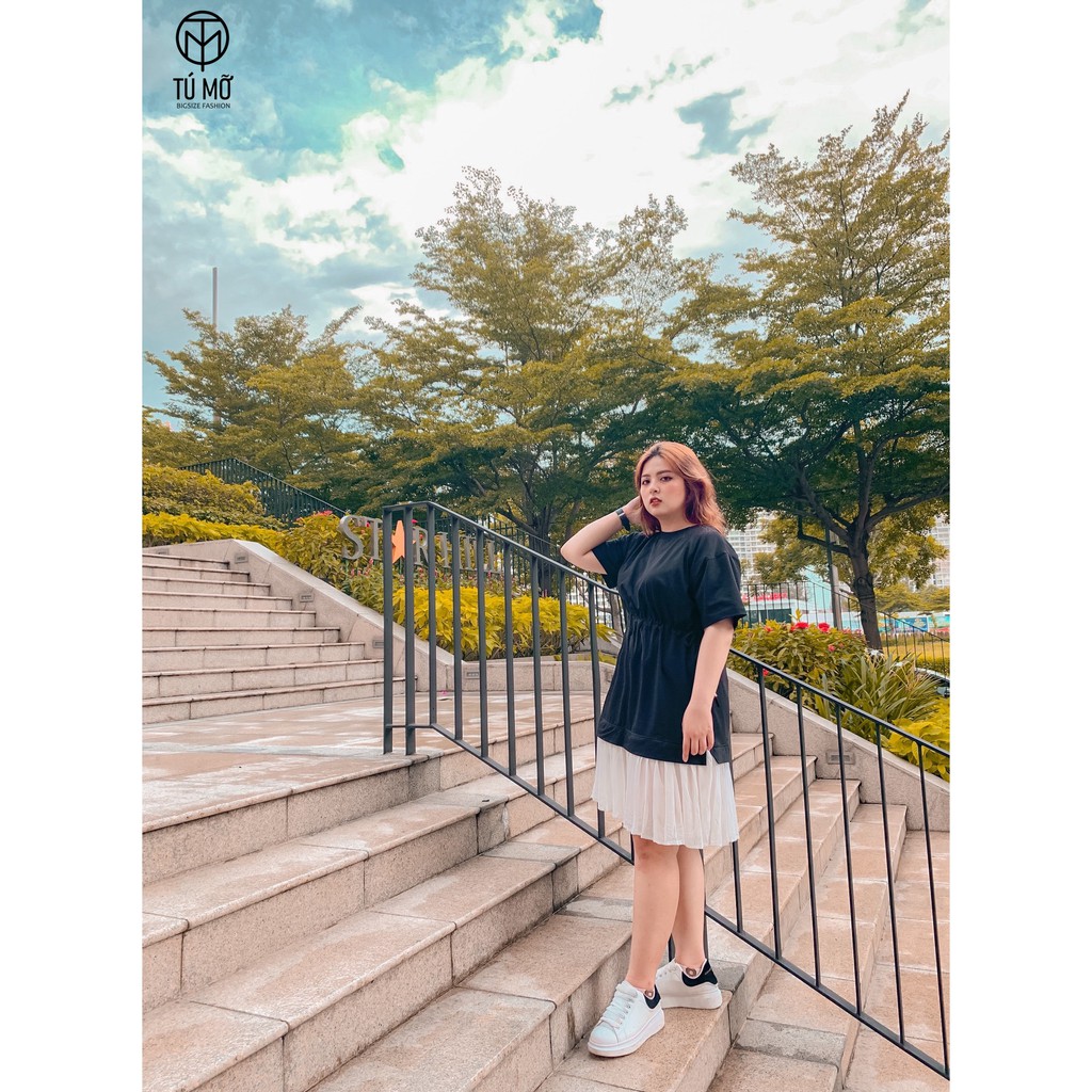 Đầm bigsize đuôi cá DA0044 Tú Mỡ- Đủ size từ 50-85KG | BigBuy360 - bigbuy360.vn