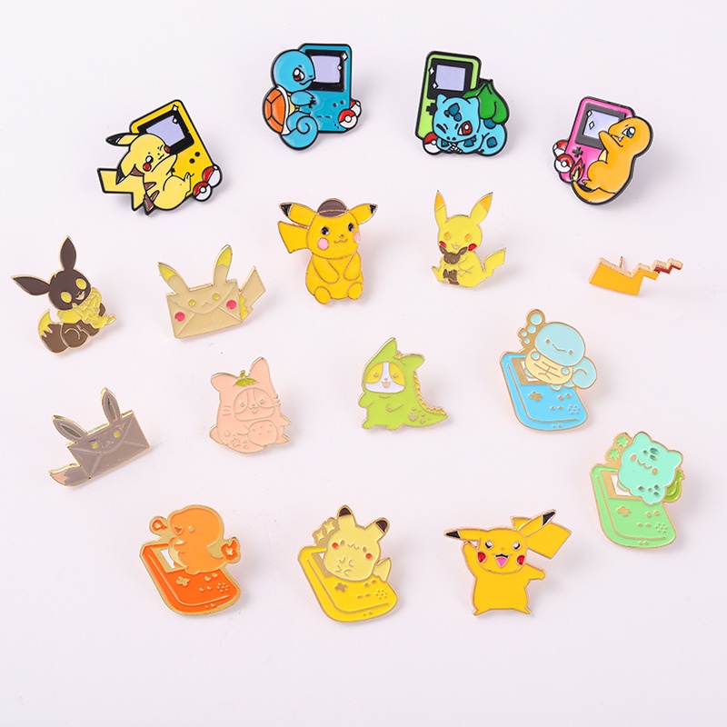 Huy Hiệu Cài Áo Hình Pikachu Dễ Thương
