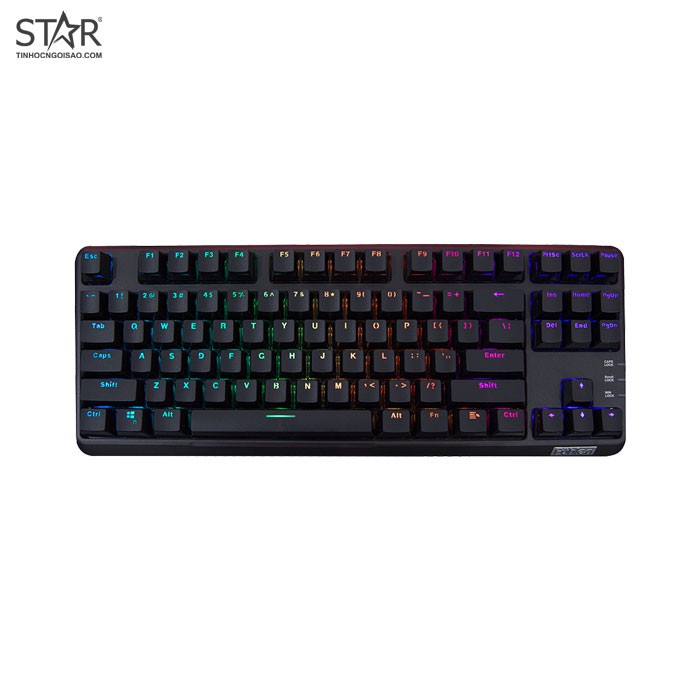 Bàn Phím Cơ Fuhlen M87S Gaming Red Switch TKL (Đen)