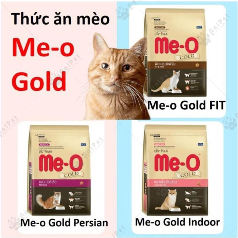 Thức Ăn Hạt Cho Mèo Me-o Gold 1.2kg