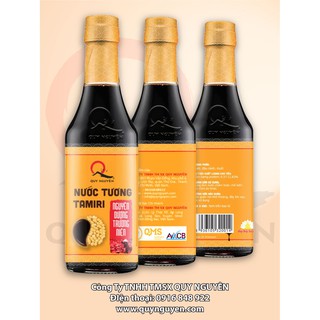 Tương Tamari Quy Nguyên Chai -250ml - Nước Tương Tamari Nguyên Dương