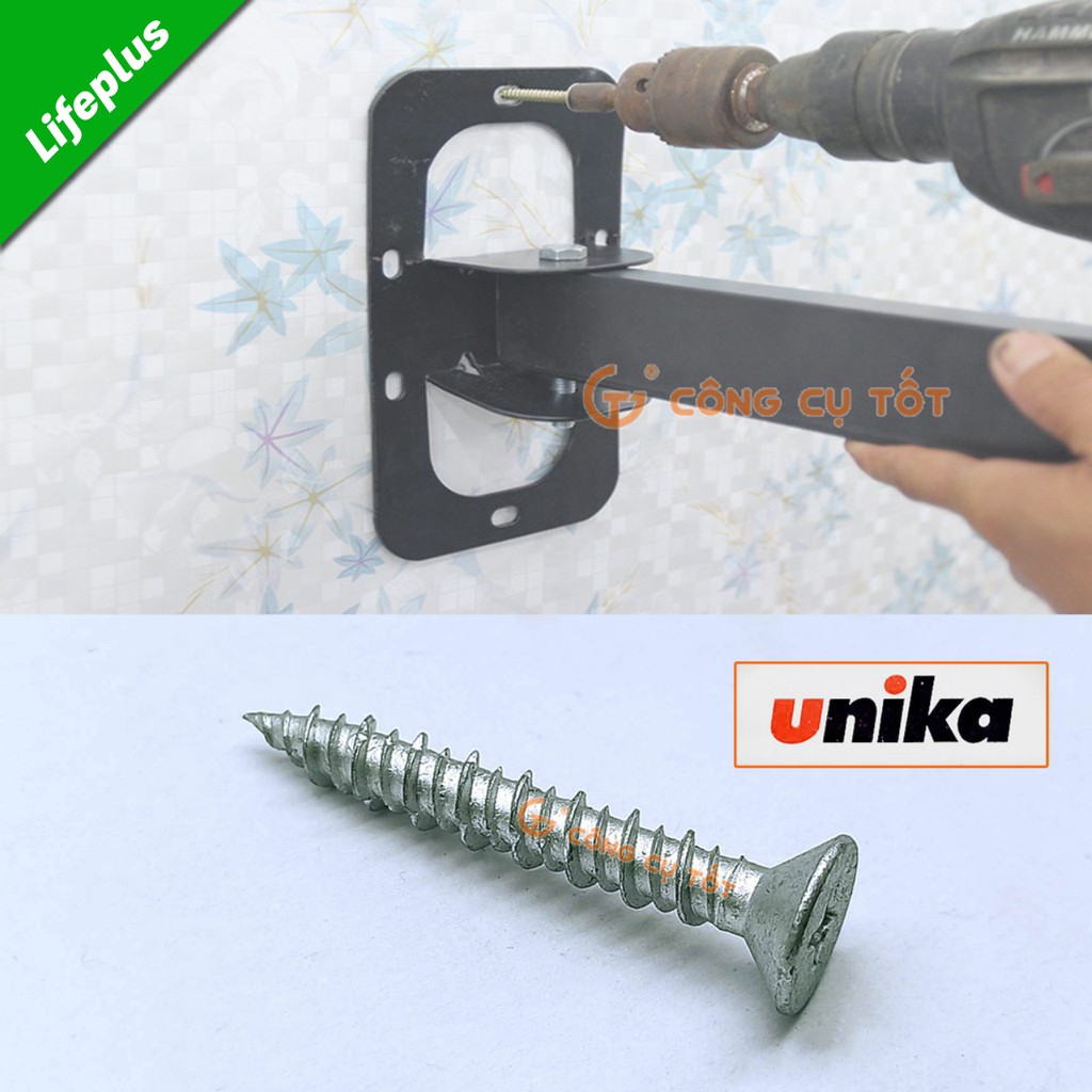 1 Mũi Vít Bê Tông Không Tắc Kê Unika Nhật Mũ Bằng