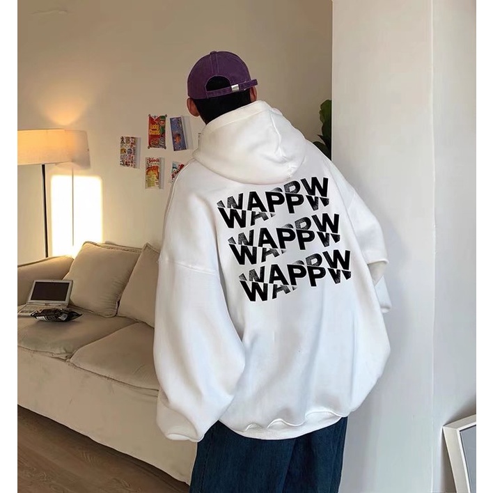 Áo hoodie Mùa Đông Dáng Rộng In Chữ Phong Cách Nhật Bản Thời Trang Thoải Mái Cho Nam Và Nữ [M-5XL]