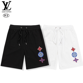 Quần Short Thể Thao Vải Cotton Thêu Hoa Dễ Thương Cho Nam Và Nữ