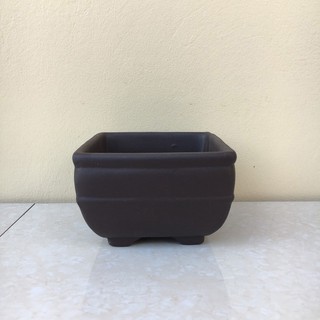 Mua Chậu bonsai Vuông khum mini đất nung gốm Bát tràng 1 size BM-43