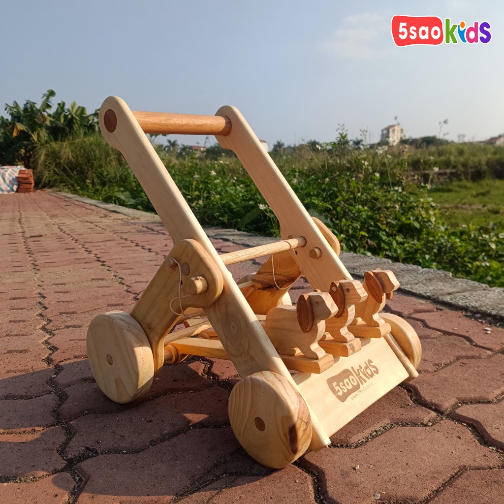 Xe tập đi bằng gỗ cho bé mẫu Thỏ con đáng yêu - 5saokids