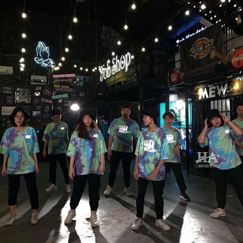 Áo phông In Theo Yêu Cầu loang phản quang ♥️ Thiết kế Logo🦋unisex tay lỡ nhóm lớp🦋kỷ yếu, cặp | BigBuy360 - bigbuy360.vn