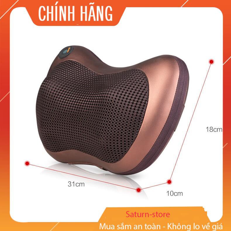 Gối Massage Hồng Ngoại Magic Home 8 Bi dành cho MỌI LỨA TUỔI - AN TOÀN , HIỆU QUẢ - Giảm đau, thư giãn tại nhà