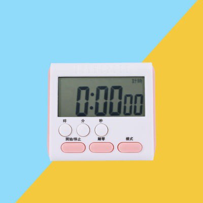 Đồng hồ bấm giờ đếm ngược điện tử dành cho học sinh hẹn giờ làm bài sáng tạo để bàn âm báo to, sử dụng pin Tom House