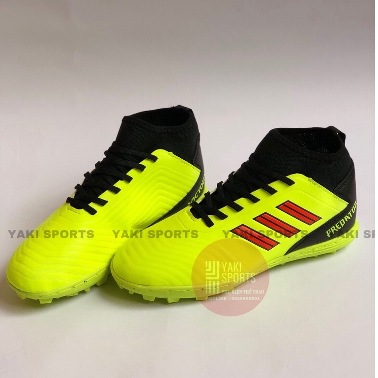 Giày đá bóng sân cỏ nhân tạo Predator - Khâu kín đế - Tặng Tất