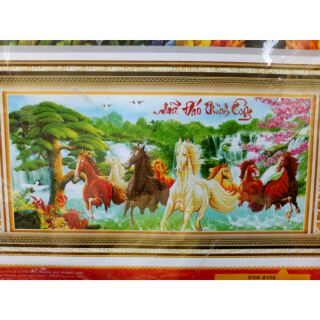 Tranh thêu 3d mã đáo thành công 8108