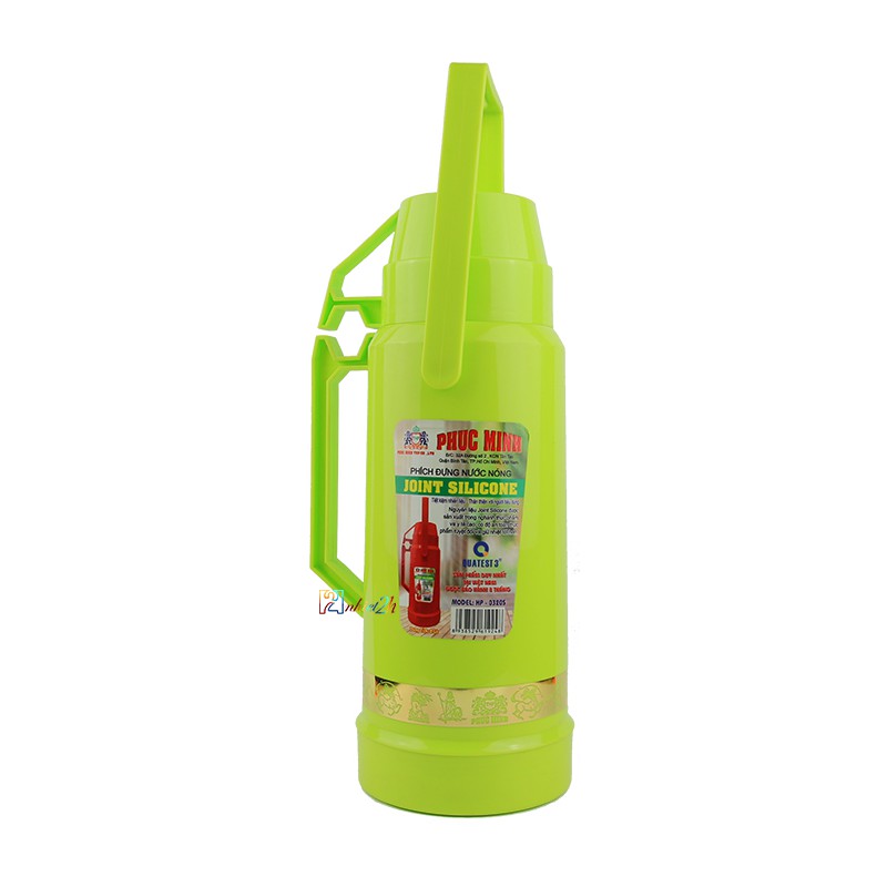 Bình thủy 2 Lít - Phích nhựa JOINT SILICONE 2 Lít - HP 0320S - Phúc Minh THP
