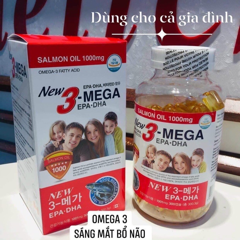 [SALE SỈ TẬN GỐC] Dầu Cá 3 mega Hàn Quốc