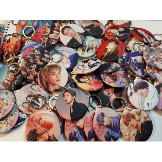 MÓC KHÓA GƯƠNG 58mm NCT, EXO, TWICE, ITZY, TXT, Monstar X, Stray Kids, GIDLE, ...