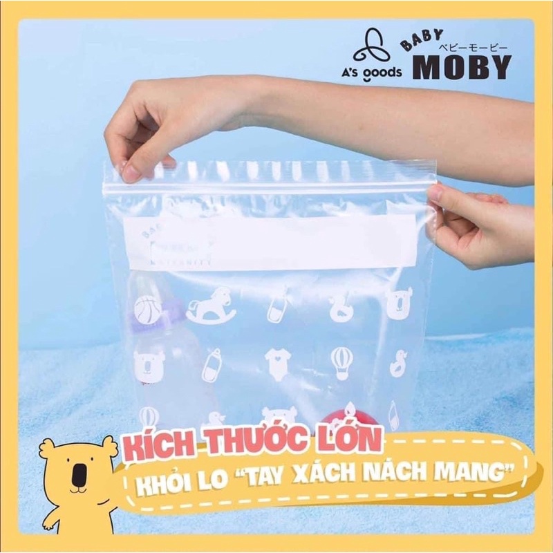 Túi zip đa năng túi đựng đồ MOBY tiện lợi
