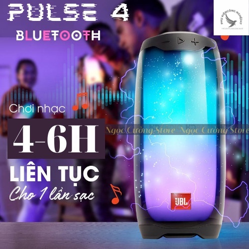 Loa bluetooth pluse 4 hiệu ứng Đèn Led 360 độ nháy theo nhạc, loa mini dễ thương âm thanh sống động, âm trầm siêu hót