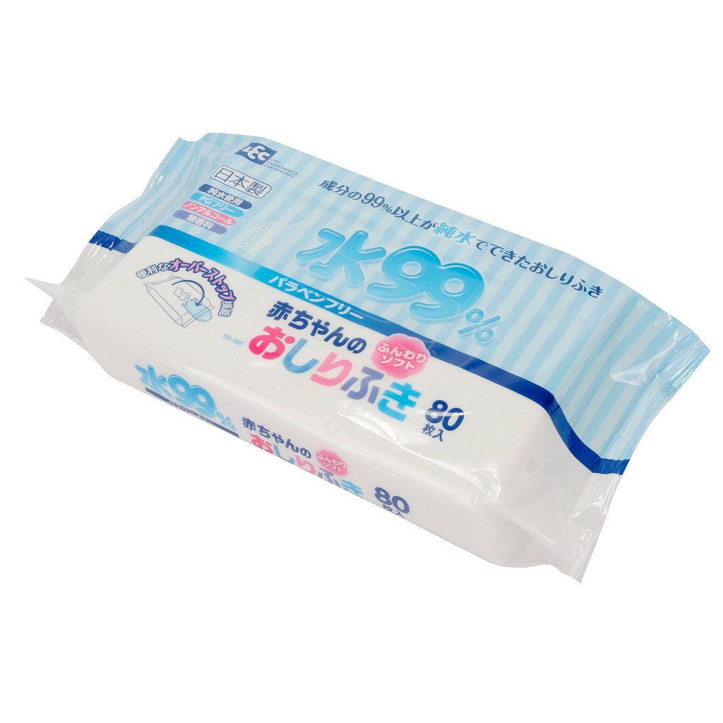 Giấy ướt LEC/Life Do Plus nước tinh khiết 99% E161 80 tờ