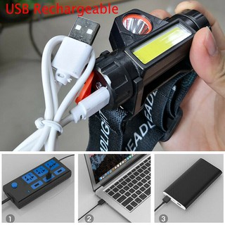 [xả hàng] Đèn pin đội đầu siêu sáng đèn câu cá