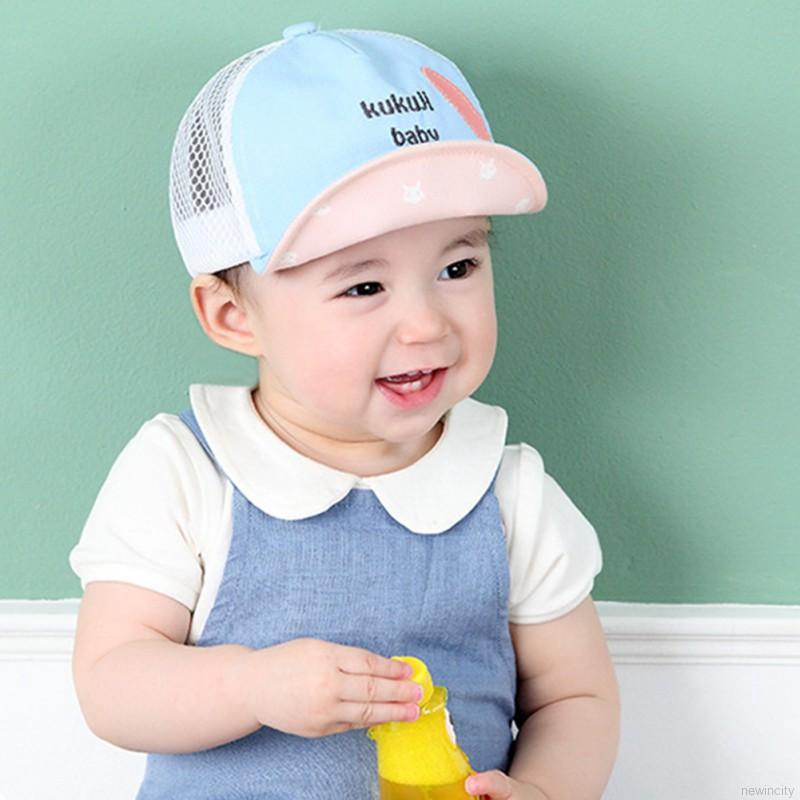 Nón chơi bóng chày bằng cotton thoáng khí dùng cho trẻ nhỏ