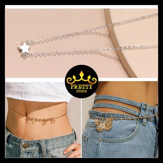 Dây Chuyền Bụng - Dây Đeo Bụng - Vòng Đeo Bụng - Trang Sức & Phụ Kiện Bụng Cá Tính