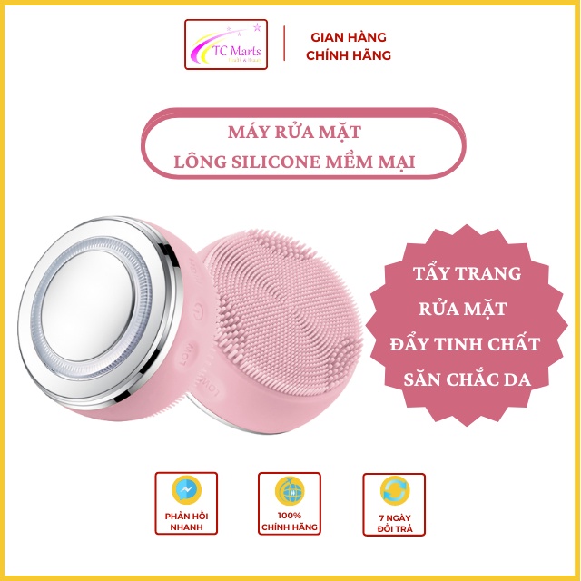 Máy Rửa Mặt Tẩy Trang Làm Sạch Da Mặt Máy Massage Đẩy Tinh Chất Nâng Cơ Trẻ Hóa Da Mặt Cầm Tay Mini HYJ -  TCMarts