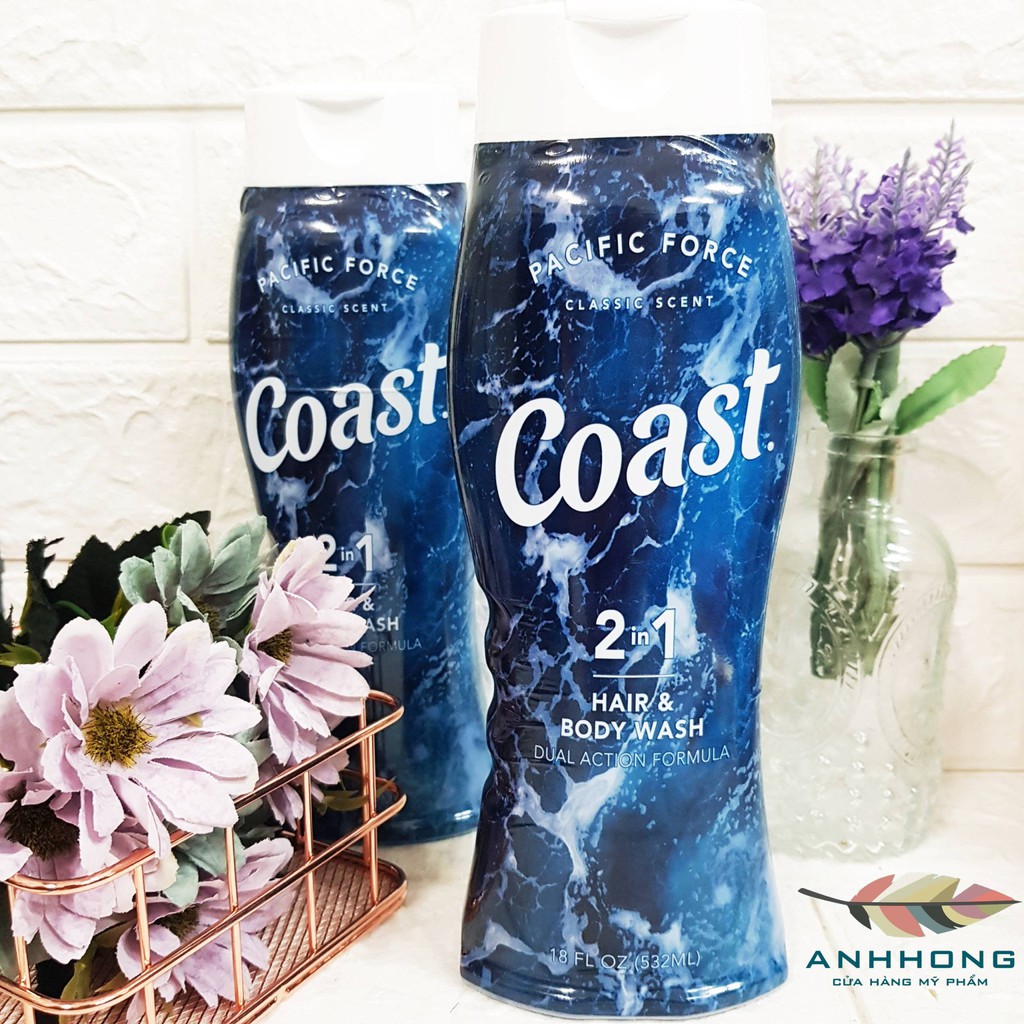 Tắm Gội Coast Hair & Body Wash