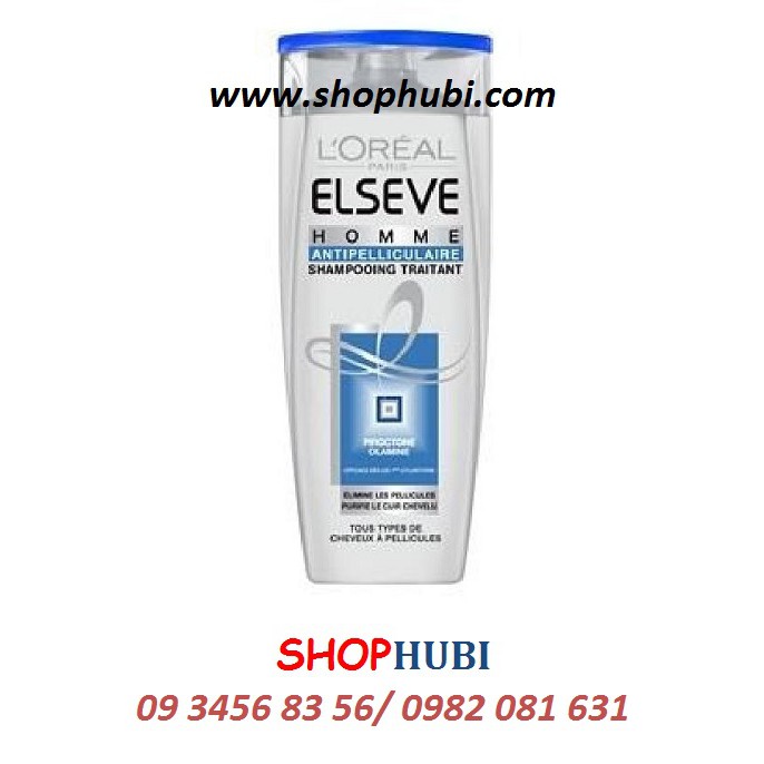 Dầu gội trị gàu cho nam L'oreal Pháp 250ml