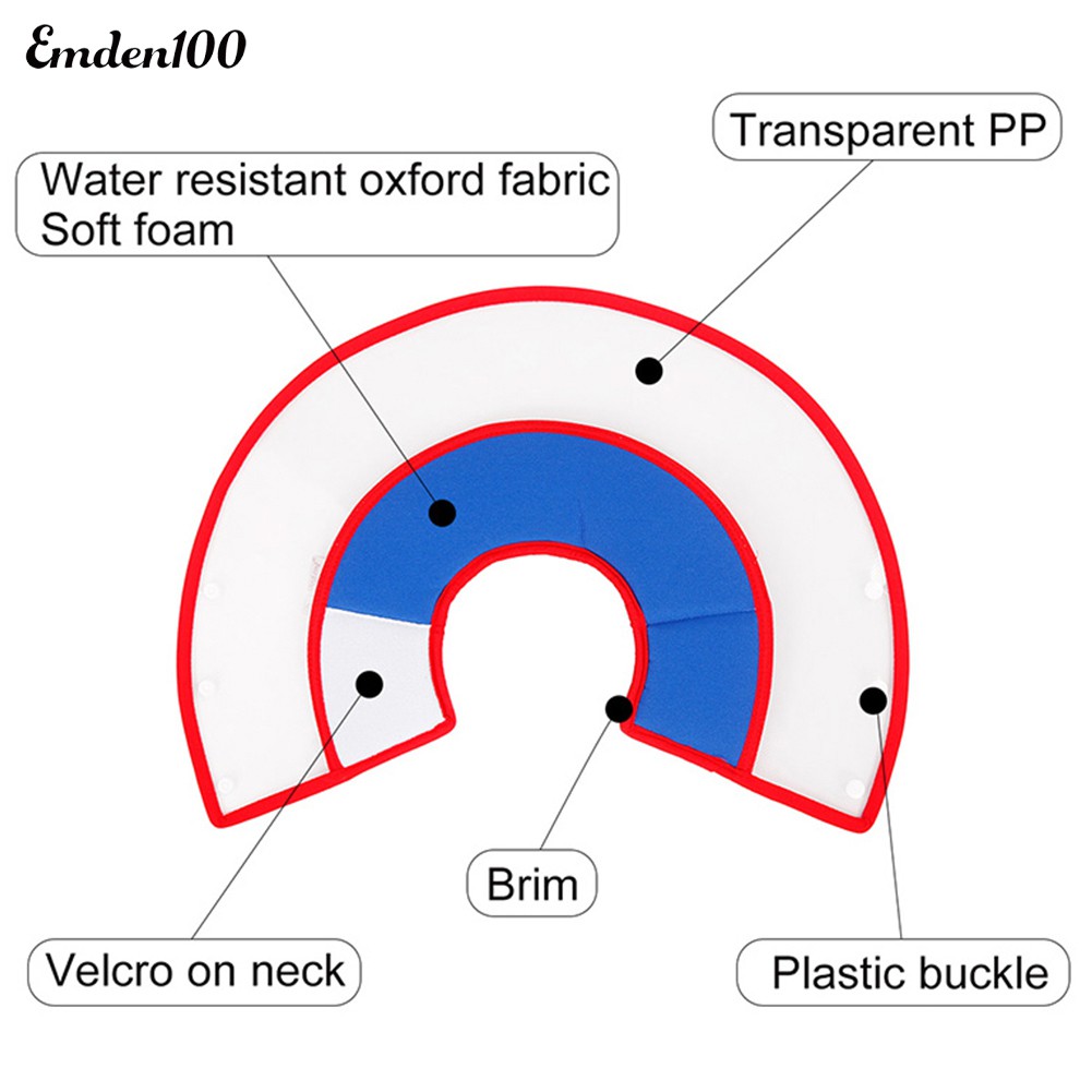 Vòng Cổ Y Tế Che Phủ Vết Thương Cho Thú Cưng
