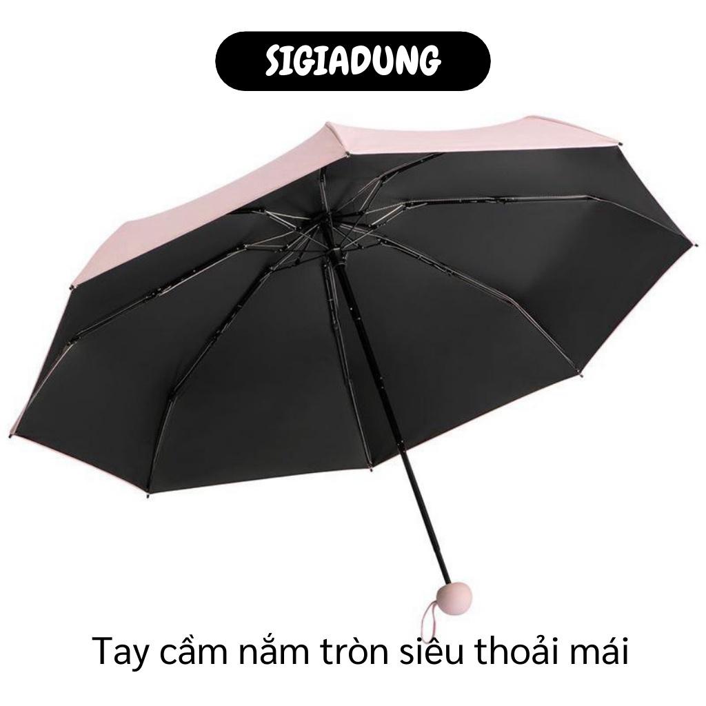 [SGD] Dù Gấp Gọn - Ô Dù Cầm Tay Mini Đi Mưa, Nắng Chống Tia UV Kèm Hộp Tiện Dụng Bỏ Túi 7915