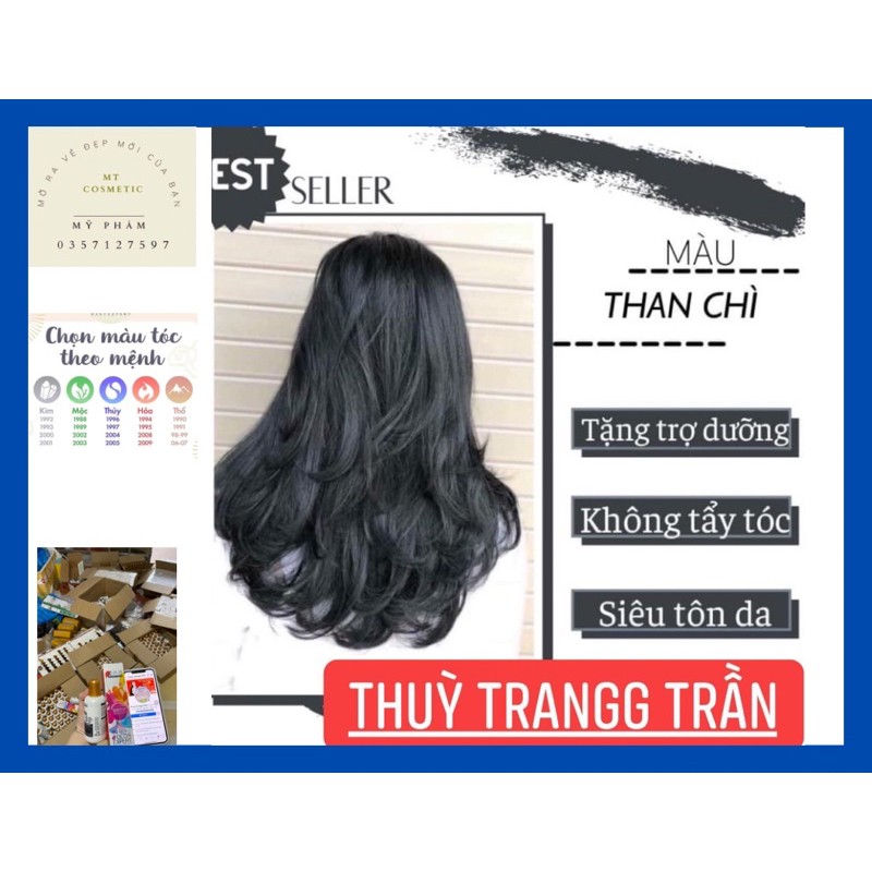 [100% Chính Hãng] Thuốc Nhuộm Tóc Hàn Đủ Các Màu (Oxy Trợ Nhuộm Mua Riêng)