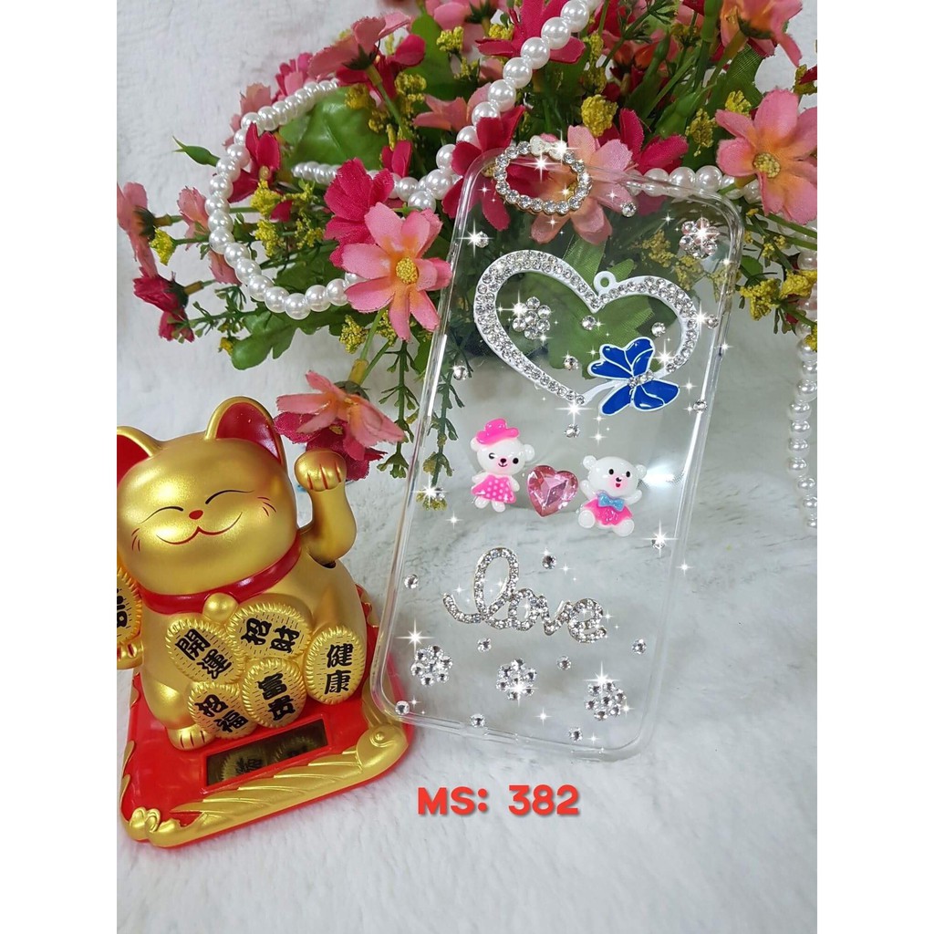 ỐP LƯNG HANDMADE ĐÍNH ĐÁ 382