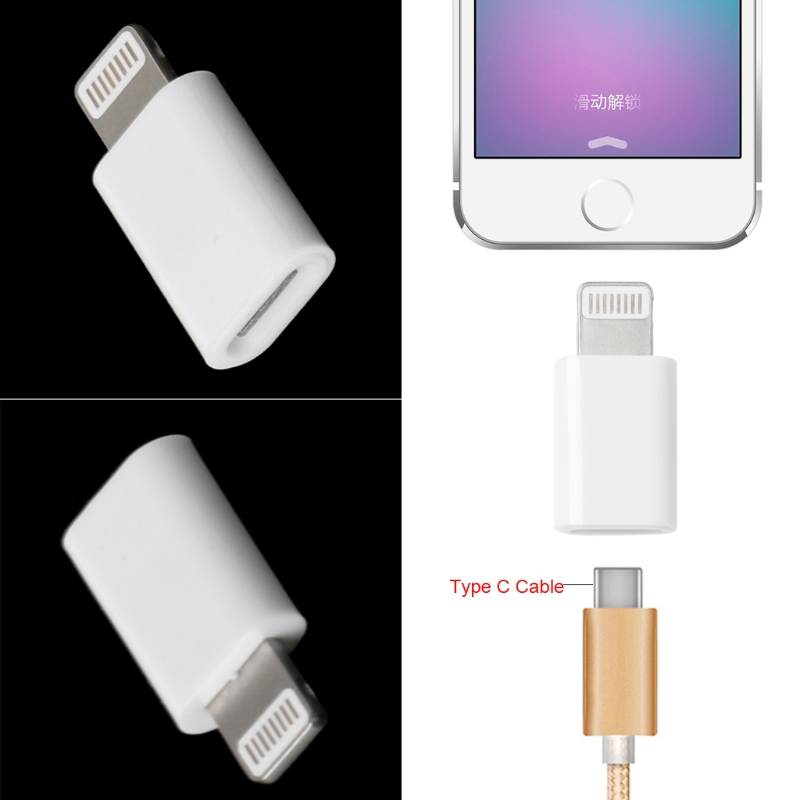 Đầu chuyển đổi cổng Type C sang cổng thích hợp cho Apple iPhone X 5 6 7 8